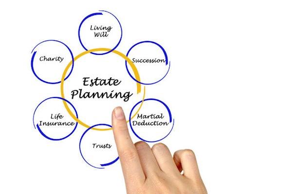 59173437 - diagram of estate planning